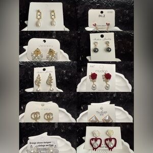 New bundle Earrings Set ladies men women 10 pairs#208